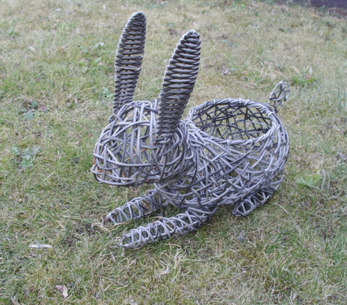 Lovely rustic wire wicker - rustic,