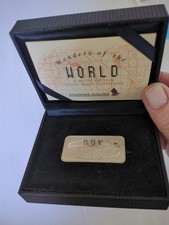 SINGAPORE AIRLINES 7 WONDERS OF THE WORLD GREAT WALL SILVER PROOF INGOT 1