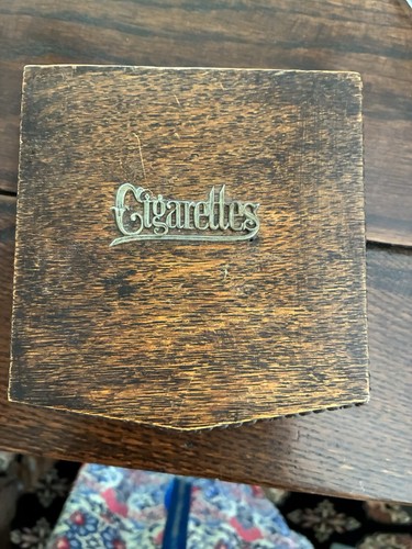 Antique cigarette box - antique,
