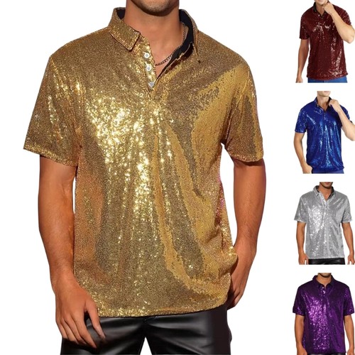 Mens party shirt 70s - party, t-shirt