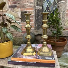 Pair Brass Candlestick Pair