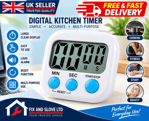 Magnetic kitchen timer clock - kitchen,
