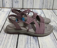 Skechers Reggae Slim Skech Appeal Sandals Summ Shoes Plum UK 4 EU 37
