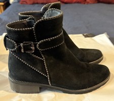 VANELi Black Suede Booties