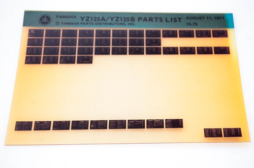 Oem yamaha yz125a yz125b - oem, yz125a/yz125b