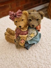Vintage Shudehill Teddies ? Ornament  Teddy Bear 3.5" X 3.5".