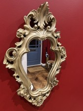 Vintage Gold Oval Rococo Style