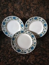 Midwinter ' Spanish Garden ' 3 x 9" Salad / Breakfast /Luncheon Plates - VGC