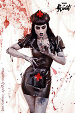 (M) DRESS ONLY - SANDRA Latex Transparent Smoke | House of Harlot | SAMPLE SALE