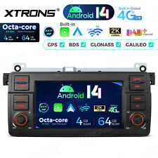 Android 14 8Core 4G+64GB Car Stereo Radio GPS Navi Car Play For BMW 3 Series E46