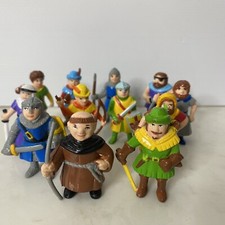 SOMA 2"  ROBIN HOOD 12 Toy Figures FRIAR TUCK LITTLE JOHN (M)