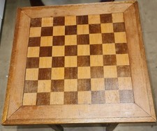 Vintage Chess Table with 2