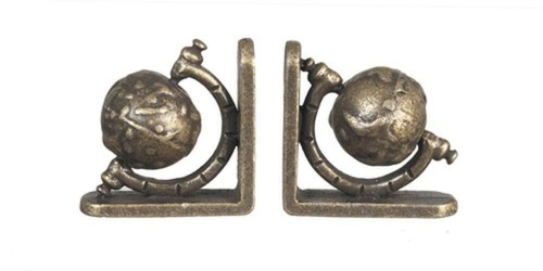 Dolls house globe bookends - dolls,