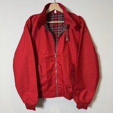 Mens Red Bomber Jacket Tartan