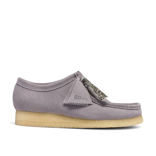 Clarks mens wallabee ash - wallabee, suede