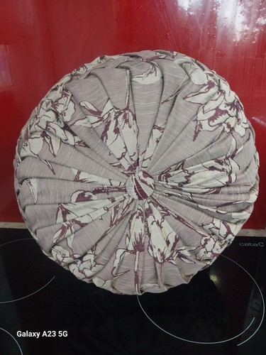 Vintage hand sewn cushion - sewn,