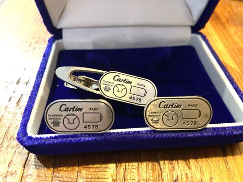 Unique cartier cufflinks tie - cartier,