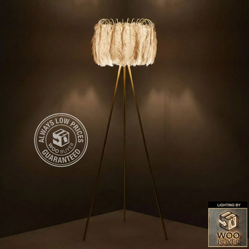 Single light tripod floor lamp - single,