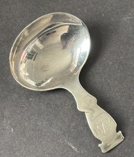 Antique Georgian HM 1807 Silver Tea Caddy Spoon Repair Handle Maker Thomas James