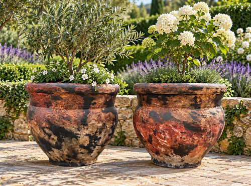 Set large terracotta - large,
