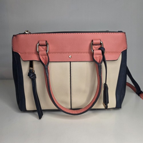 Colour block satchel - colour,