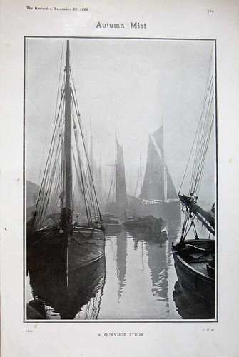 Original old antique print - old,