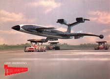 THUNDERBIRDS FIREFLASH  POSTCARD CONTINENTAL SIZE  VERY GOOD MINT