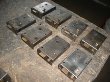 Reclaimed 1930s steel rim locks, fully refurbished