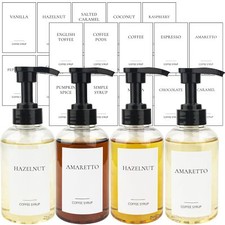 Set of 4 Coffee Syrup