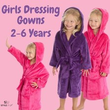 Kids Girls Dressing Gown Super