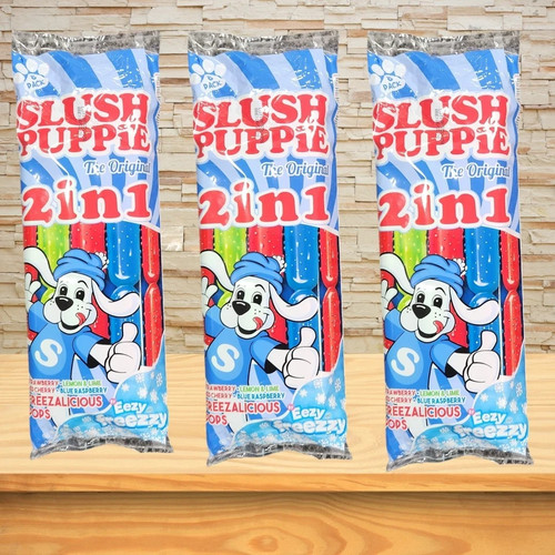 Slush puppy freeze pops - puppy,