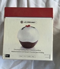 Lecreuset Christmas Pudding Bowl RARE