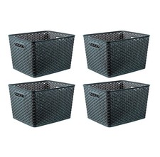 4 x Curver Plastic Storage