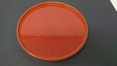 Lacquerware round tray - lacquerware,