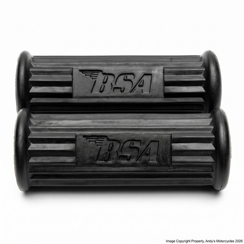 Bsa pair front footrest - bsa,