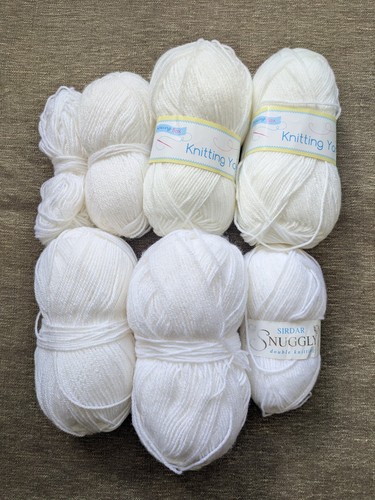 Mixed white scrap - mixed, yarn