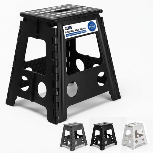 Folding step stool - stool, multi
