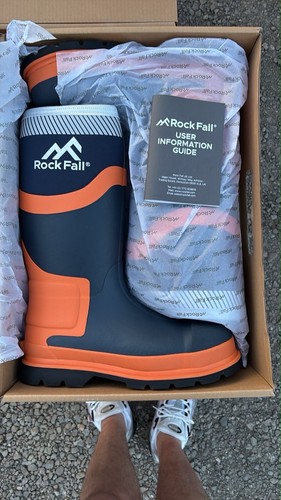 Rock fall safety work - rock,
