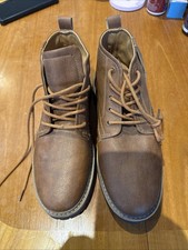 Brand New Mens Stylish Moccasin Mens Suede Casual Shoes. Brown, Size 7