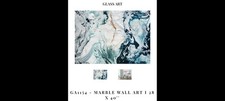 Furniture Village Marble Glass Wall Art  For Sale 