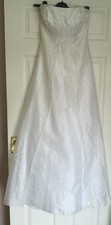 Vintage Jump White  Wedding Dress  Size Small