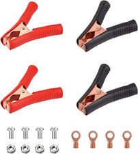 4 Pcs 100A Jump Lead Clamps