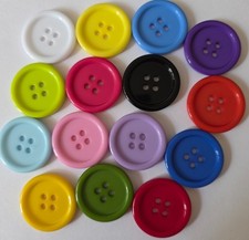 10 Four Hole Buttons Larger