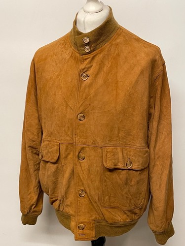 Vintage suede leather - leather, jacket