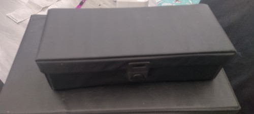 Black faux leather - black,