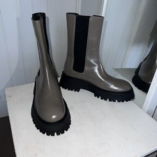 Zara Khaki Green Smooth