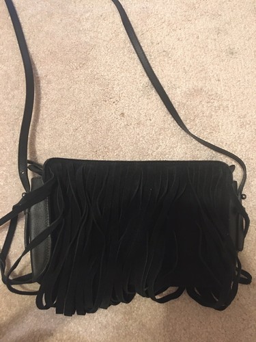 Topshop suede fringed - topshop,