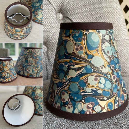 Marbled spot paper candle clip - spot,