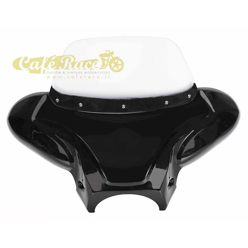 Glossy black batwing with - glossy,