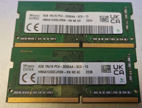 Hynix 8gb ddr4 - sk, ddr4-3200aa